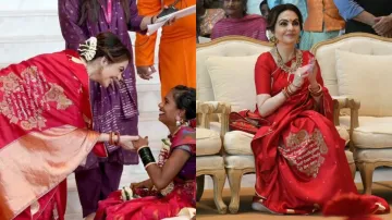 Nita Ambani's Banarasi saree