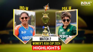 IND-W vs PAK-W Women's Asia Cup 2024 Live Score 