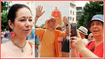 Hundreds of Hare Krishna devotees join annual Festival of Chariots in Hungary capital
