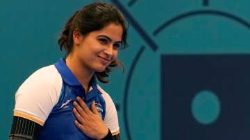 Manu Bhaker wins bronze in shooting.