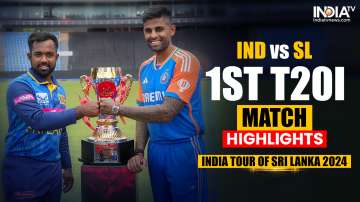 IND vs SL, 1st T20I Live Score and Match Updates