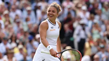 Jasmine Paolini in Wimbledon 2024 final