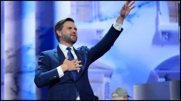 Ohio Senator JD Vance accepting his nomination as the Republican Party's vice president pick.