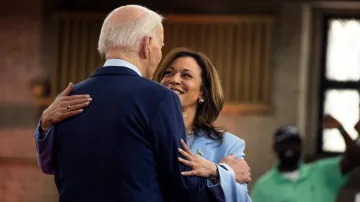 US President Joe Biden, Vice President Kamala Harris, Donald Trump, US presidential polls