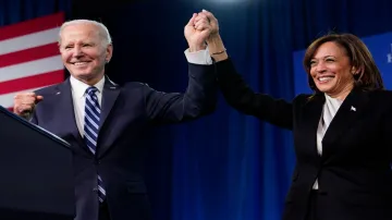 US President Joe Biden and Vice President Kamala Harris