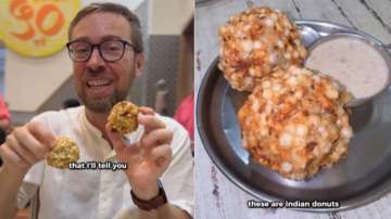 sabudana vada as Indian Donut