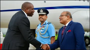 UK Foreign Secretary David Lammy arrives in India.