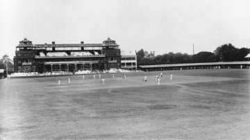 A cricket match at Lord's.