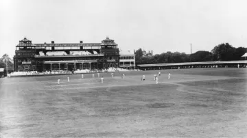 A cricket match at Lord's.