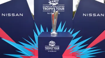 T20 World Cup trophy.