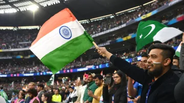 India and Pakistan fans.