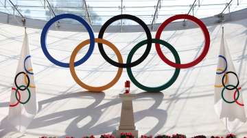 Five Olympic Rings at 2022 Winter Games.