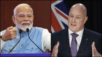 Prime Minister Narendra Modi and New Zealand PM Christopher Luxon