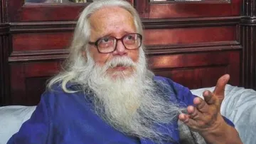 Former director of the cryogenic project at ISRO Nambi Narayanan