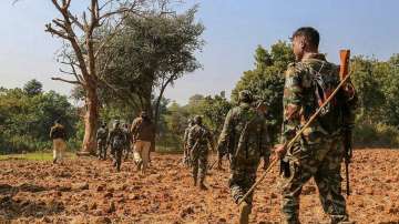 Security personnel in Naxal-affected area (file)