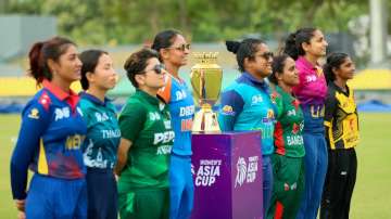 Captains of teams participating in Women's Asia Cup.