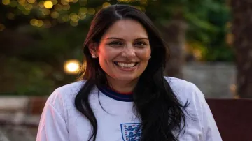  Britain’s former home secretary, Priti Patel