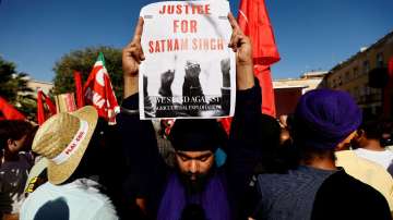 Protests over the death of Indian laborer Satnam Singh 