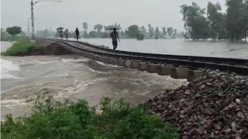  Railway culvert washed away as incessant rains create havoc in Pilibhit 