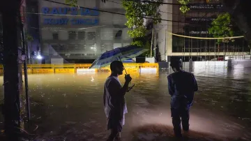 Delhi rains, Delhi rains today, Delhi rains old rajinder nagar, Fresh rainfall spell exposes MCD act