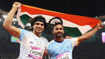 Neeraj Chopra, Kishore Jena.