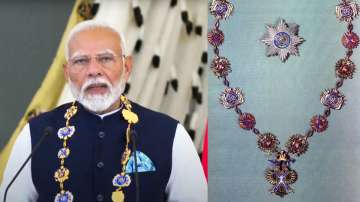 PM Modi honoured with Order of St. Andrew the Apostle -- Russia's highest civilian award.