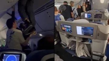 Severe turbulence on Spanish flight