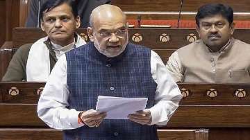 Home Minister Amit Shah in Rajya Sabha 