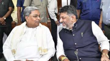 Karnataka Chief Minister Siddaramaiah and Deputy Chief Minister DK Shivakumar.