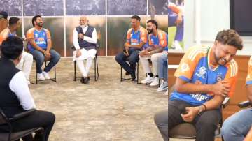 Kuldeep Yadav was put on the spot by Prime Minister Narendra Modi to talk about his act of teaching Rohit Sharma how to go and receive the trophy