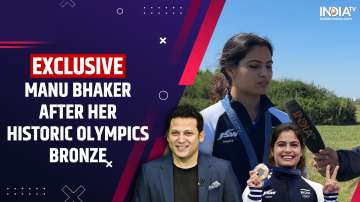 Manu Bhaker spoke exclusively to India TV after her historic Bronze medal at the Paris Olympics, a first for a woman in shooting at the event for India