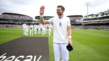 James Anderson bids farewell to international cricket.