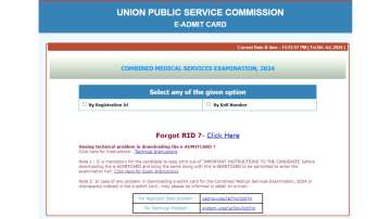 UPSC CMS 2024 admit card out