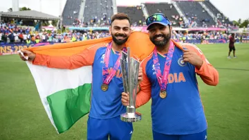 Virat Kohli and Rohit Sharma.