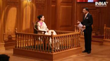 Actor-politician Kangana Ranaut in Aap Ki Adalat