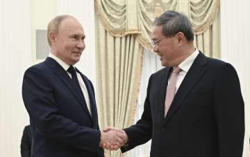 Russian President Vladimir Putin meets China Premier Li Qiang in Moscow 