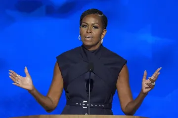 Former First Lady Michelle Obama at DNC 