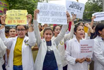 Protesting doctors