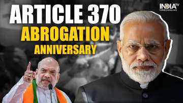 Article 370 abrogation anniversary