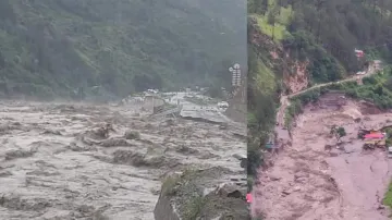 Cloudburst in Shimla and Mandi 