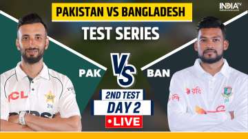 Pakistan vs Bangladesh, 2nd Test, Day 2.