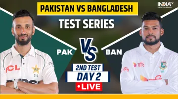 Pakistan vs Bangladesh, 2nd Test, Day 2.