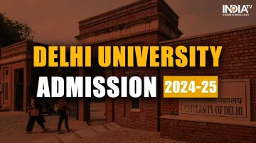 Delhi University undergraduate admission 2024-25.