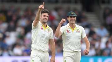 Mitchell Marsh and Pat Cummins.