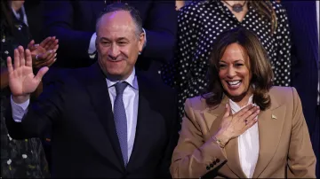 Kamala Harris' husband shares their love story