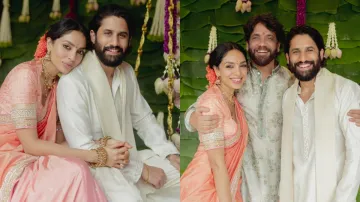 Sobhita Dhulipala, Chaitanya's engagement pictures