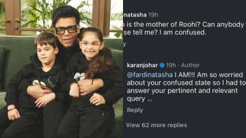 Karan Johar's reply on asked who's Roohi's mother 