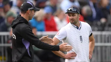 James Anderson and Mark Wood.