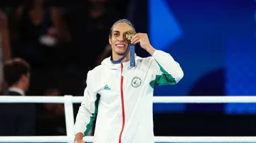 Imane Khelif at Paris Olympics 2024