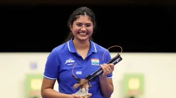 Indian shooter Rubina Francis at Paris Olympics 2024 